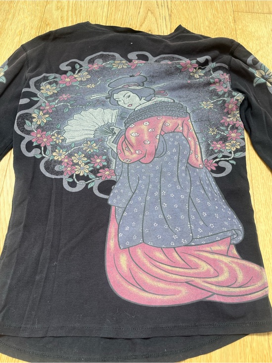 Lucky Brand Tops - 3/$15 Vintage Y2K Lucky Brand Geisha Long Sleeve Notch T-Shirt Top